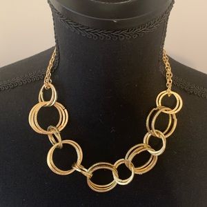 Paparazzi Gold ring necklace set